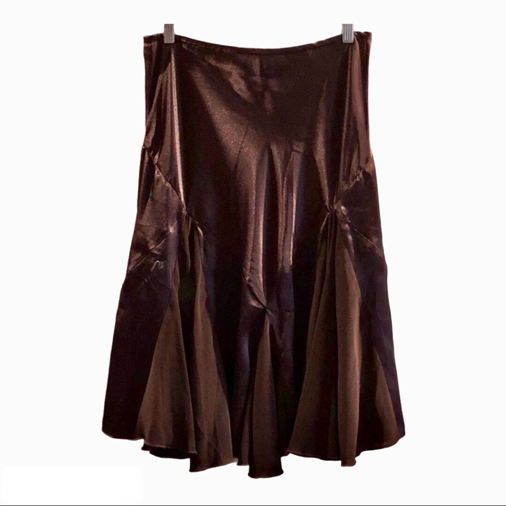 VTG. PIERRE CARDIN—Women’s Chocolate Twirl Skirt!! - Picture 2 of 7
